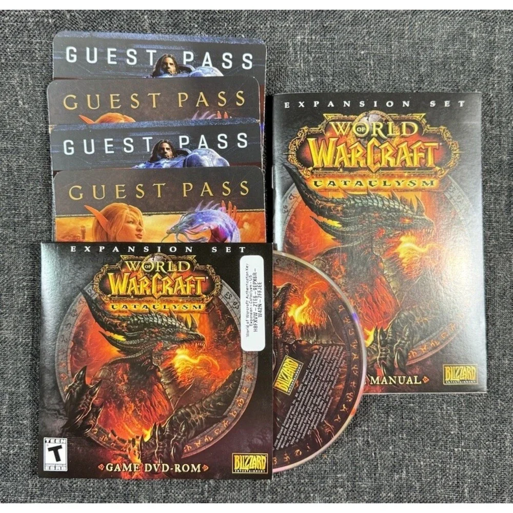 World of Warcraft: Cataclysm Expansion Set (Windows/Mac, 2010) Brand New